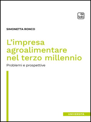 cover image of L'impresa agroalimentare nel terzo millennio